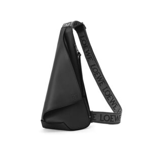 Genuine Leather Sling Bag Triangle Crossbody Bags