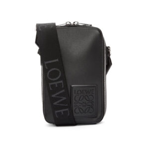 Vertical Leather Purse With Zipper